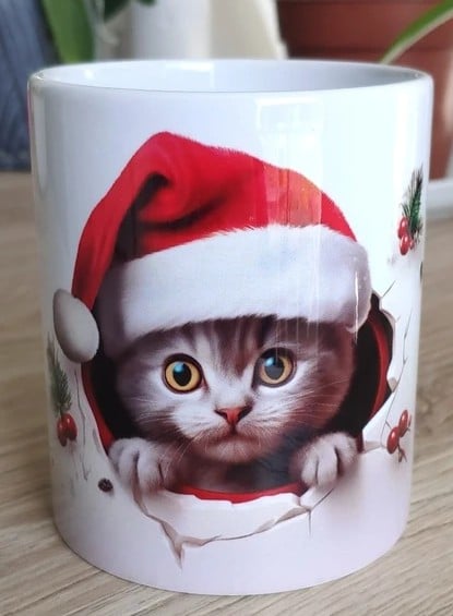 mug chaton de noël 🎅🐱
