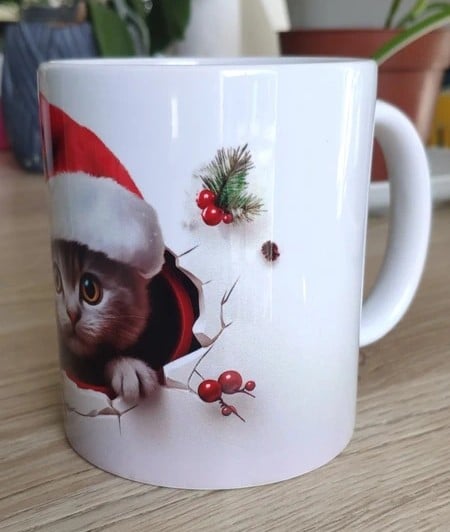 mug chaton de noël 🎅🐱